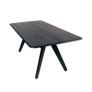 Black oak dinner table